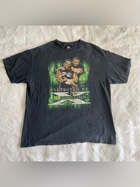 WWE Black T-Shirt with Green D-Generation X Graphic